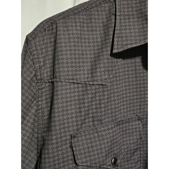 ELY CATTLEMAN MEN'S LONG SLEEVE SHIRT - SIZE LARGE - GRAY - Picture 4 of 15